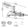 304 Stainless Steel Spigot Water Tap Faucet for Beer Juice Beverage Drink Wine Barrel Dispenser Tap 16mm 12mm