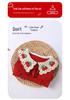 Youqi Baby 2026 Summer Red Cherry Princess Dress for Photoshoots
