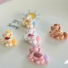 10 stuks/set Schattige Renpaard Hanger Voor Sieraden Maken Onderdelen Kawaii Hars Dieren Bedels Platte Achterkant Diy Oorbellen