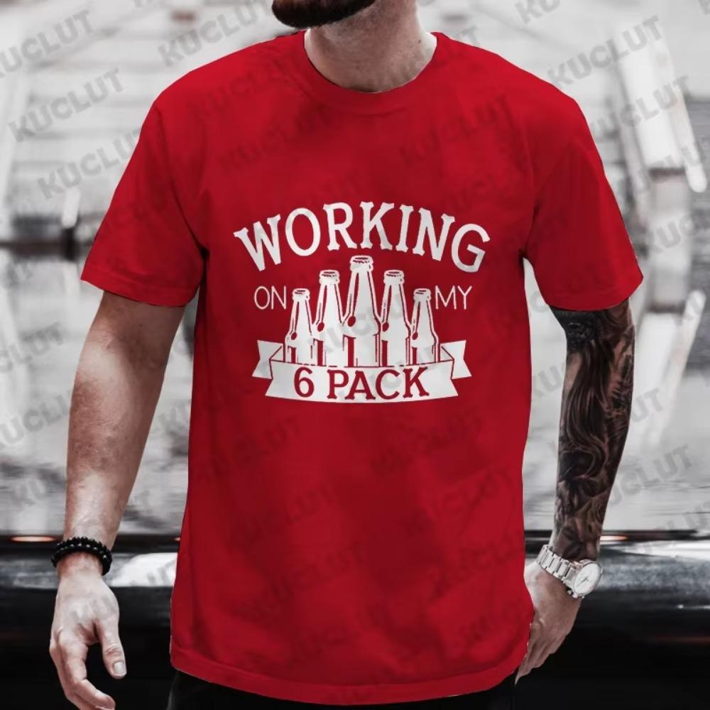 Men Tees International Beer Day Funny Graphic Y2k Tops Male Friends Drinking Party Plus Size Matching Shirts Outfit Streetwear