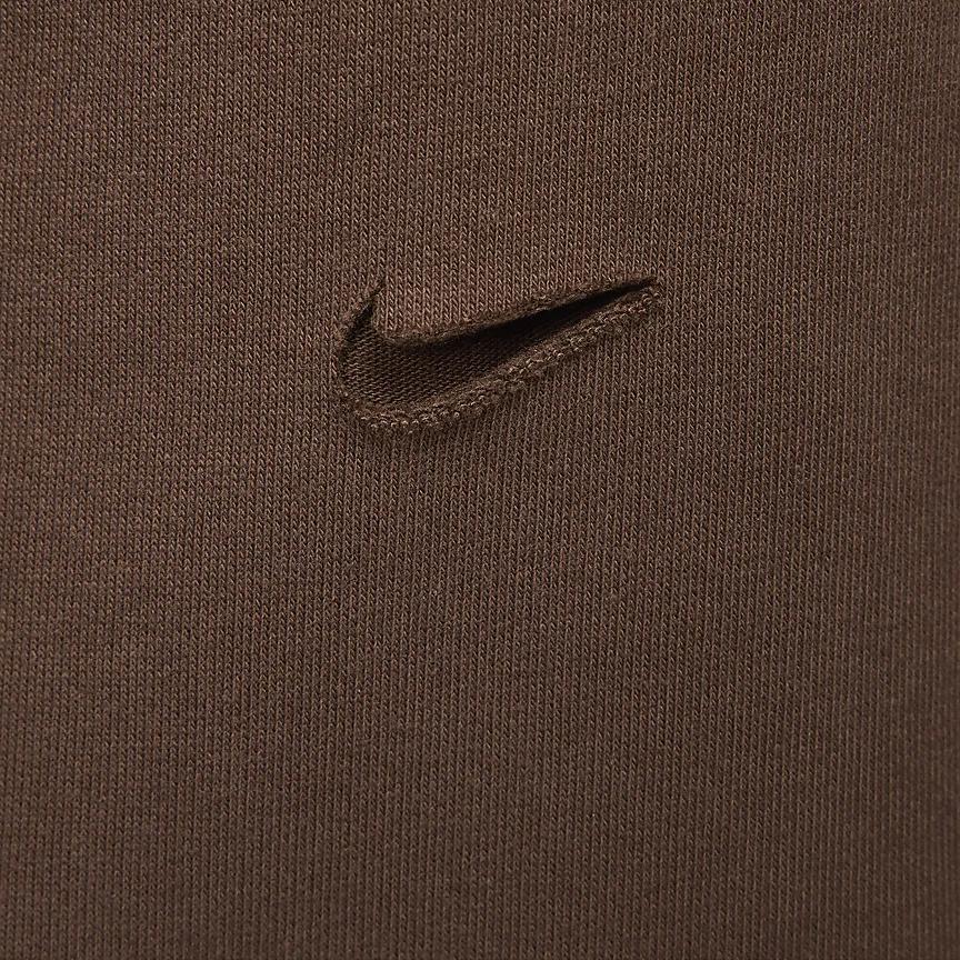 Nike Совместные бренды X Jacquemus SS24, однотонные вязаные джоггеры на толстой флисовой подкладке с завязками, штаны унисекс цвета какао FJ3269-259