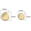 Copper Concave Irregular Oval Pendant For DIY Jewelry Making Craft Accessories