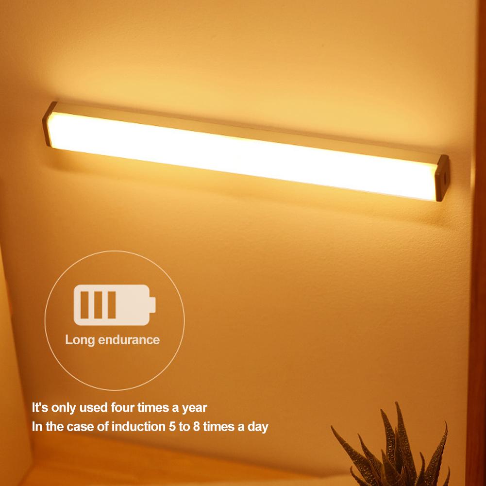 Car Sensor Light Strip Bar Lamp for Floor Trunk Hood Type-C Rechargeable Automatic Induction Light Led Wireless Sensor Light