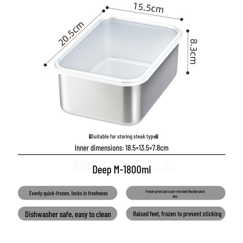 Premium 316 Stainless Steel Food Storage Container