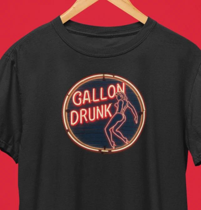 Gallon Drunk T-Shirt / Alternative Punk Rock Retro Nick Cave Related Tee S