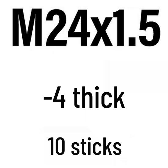 M6-M30 White Zinc Hex Thin Fine Thread Lock Nut GB808.