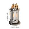 Supporto per coltelli rotanti multifunzionali Supporto per coltelli rotanti Bacchette rimovibili Posate Utensili Serbatoio di stoccaggio Utensile da cucina