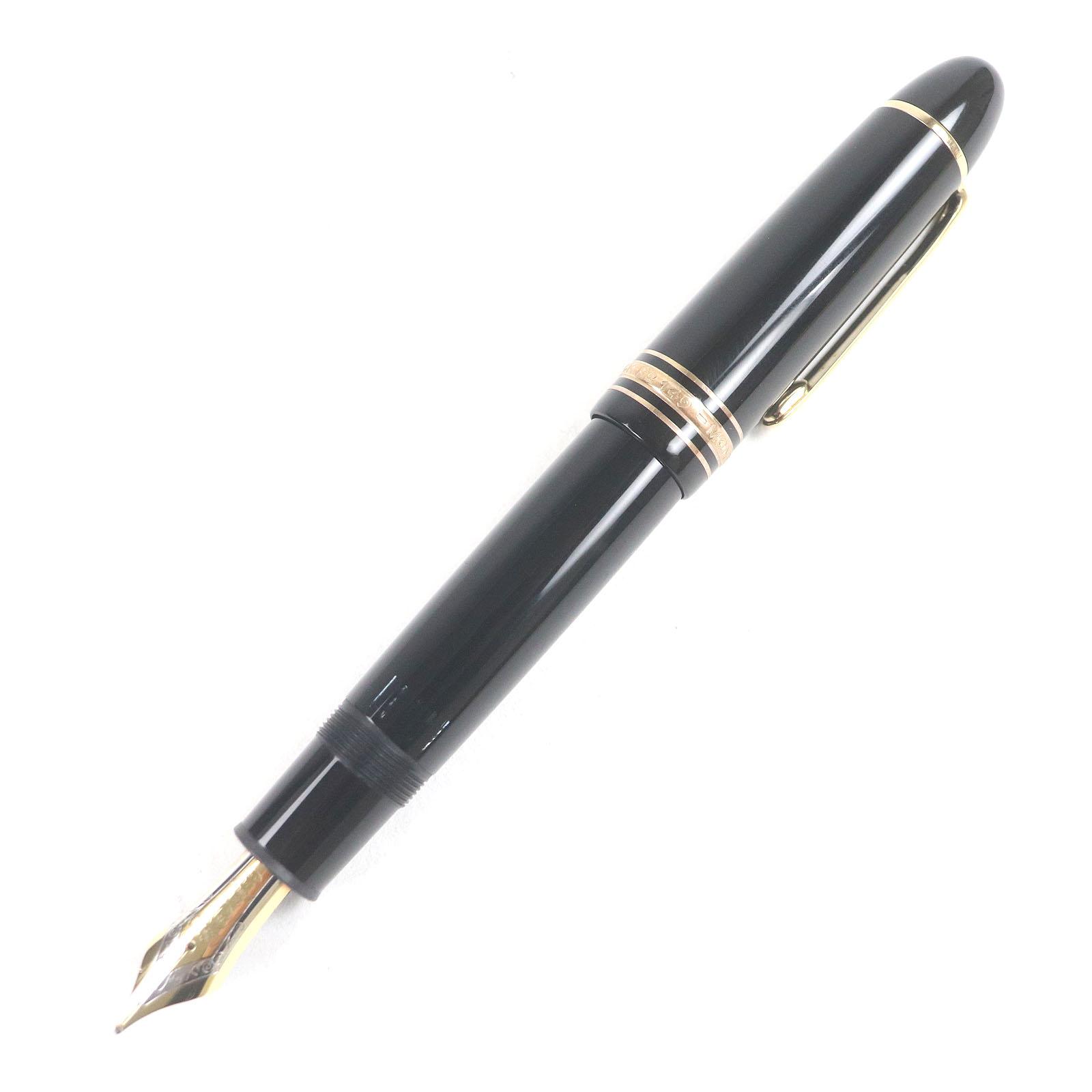 

Excellent MONTBLANC fountain pen Meisterstck 149 Cap type Black gold 18K mens Used