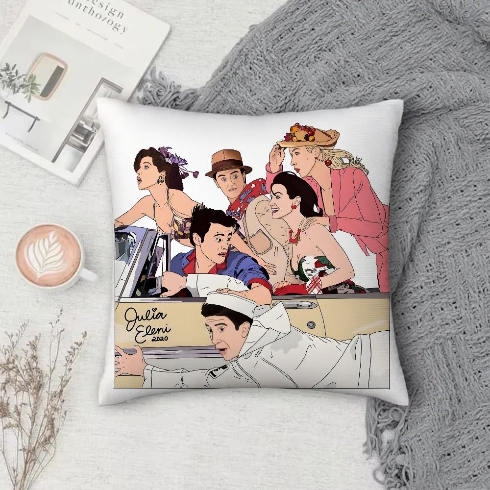 Friends TV Show Chandler Bing Pillow Cover Double Sided Short Plush Cushion Case Soft Sofa Bedroom Decor Gift