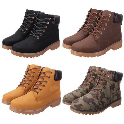 Outdooor Leather Men Boots Spring Autumn And Winter Man Shoes Ankle Boot Men's Snow Shoe Work Plus Size 39-46