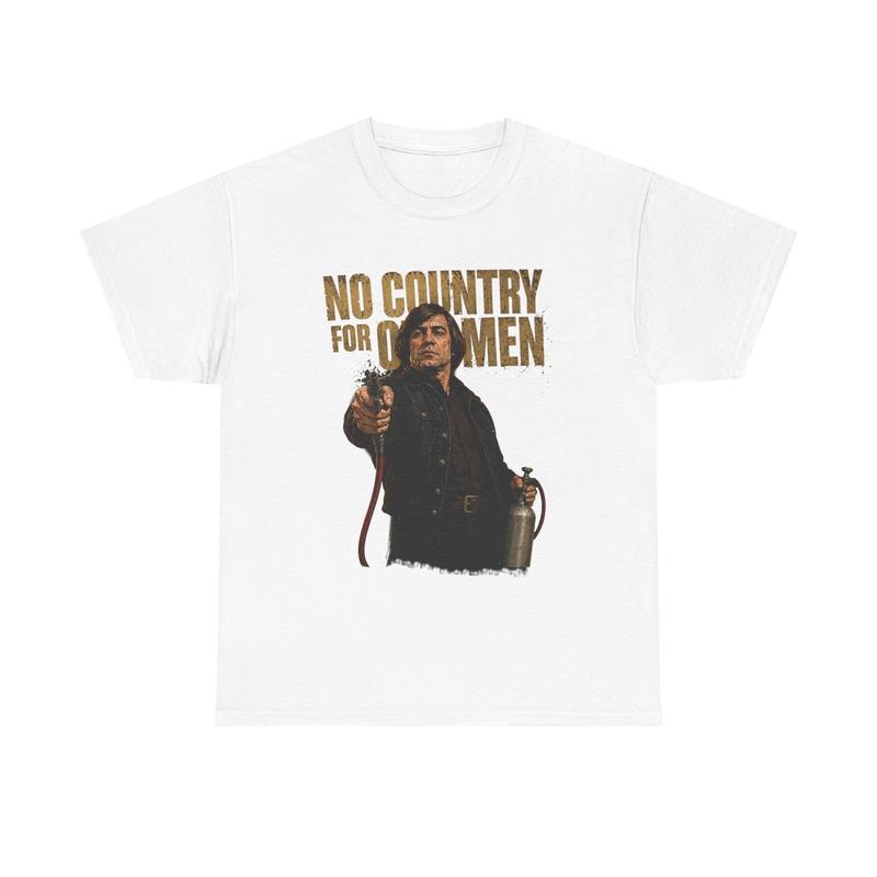 No Country for Old Men graphic Tee | Movie Quote, Vintage Poster Unisex T-Shirt XXXL