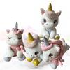 Cute Unicorn Plush Toy Doll With Soft Short Fur Perfect For Sleeping And Cuddling Ideal Gift For Kids 20cm Sitting Style