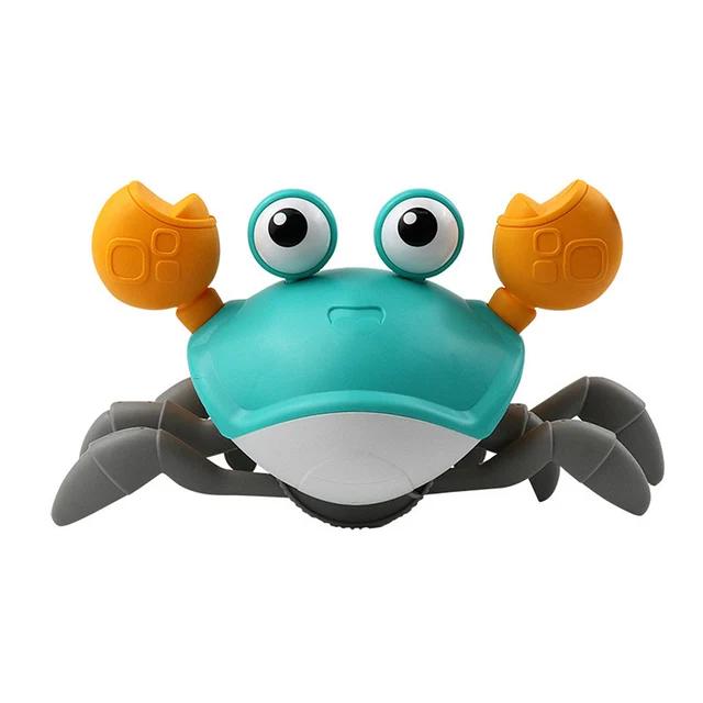 Baby Bath Tub Water Play Crab Toy Clockwork Portable Beach Children Shower Accessory Baby Pulling a String To Learn To Walk