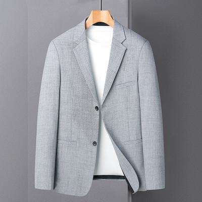 Spring and Autumn Men's Men's Casual Suit Business Casual Solid Color Suit Men's Suit Jacket