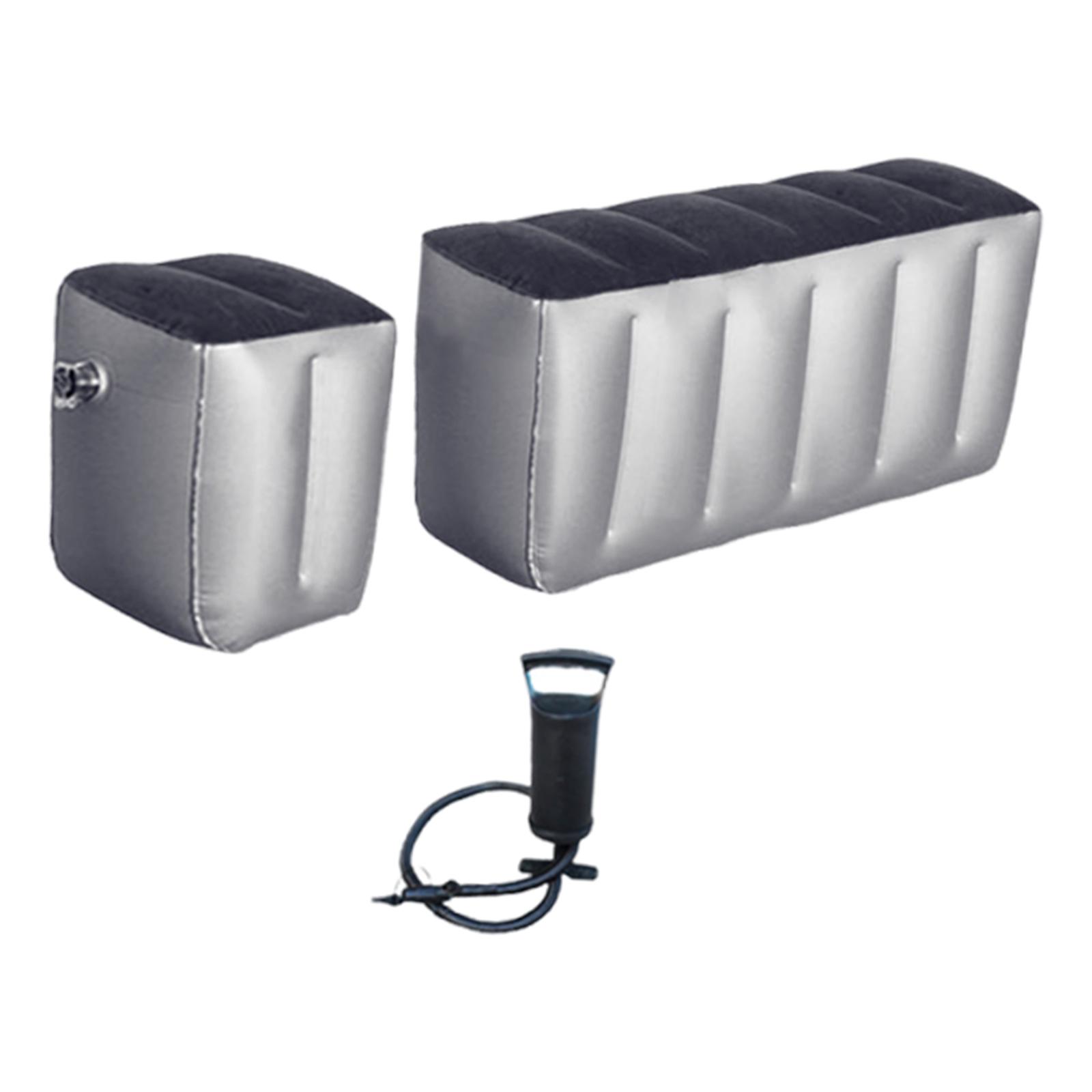 

2 Pieces Car Air Mattress Back Seat Gap Pads for Legs Foot Rest Camping