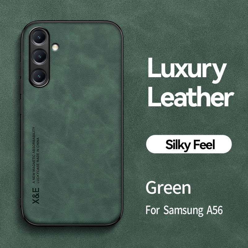 

Для Samsung Galaxy A56 A26 A36 5G чехол магнитный кожаный чехол для телефона для Sumsung Samung A 56 36 26 2024 задняя крышка Capa Fundas For Galaxy A56 5G