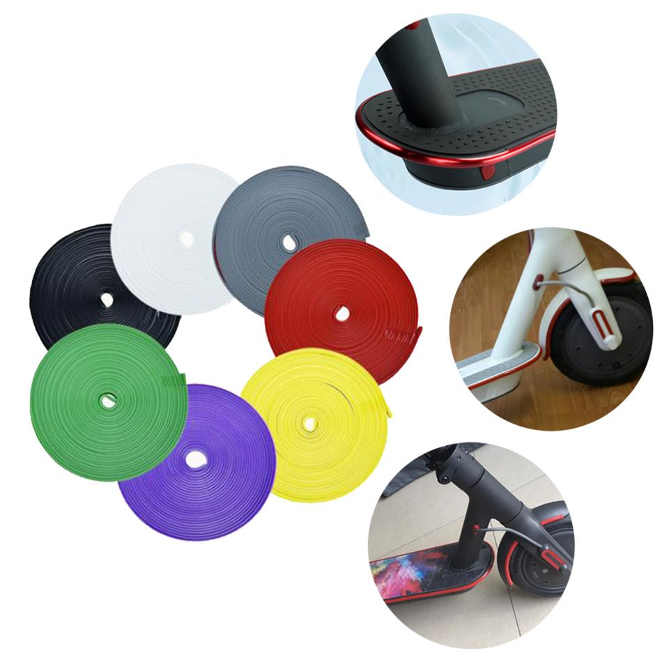 2M Strips For Xiaomi M365 Anti-collision Protection Strip Electric Scooter Skateboard Body Bumper Scratchproof Scratch