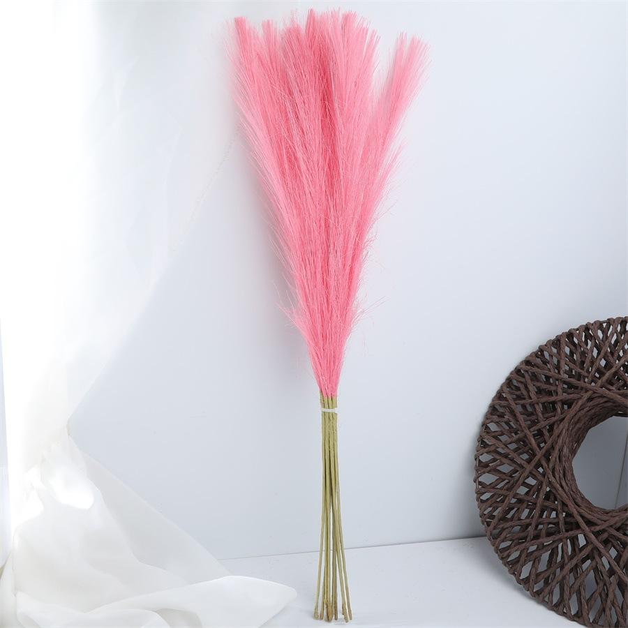 55cm Artificial Reed Pampas Grass Fake Flower Decorative Arrangement for Living Room Wedding Floor Decoration Artificial Plant