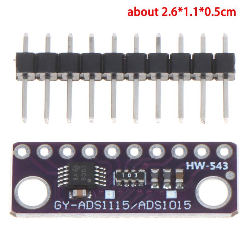 ADS1115 16Bit ADC Module 4 Channel Adjustable Gain High Precision Board for Industrial Measurement Raspberry Pi Electronic Hobbyist Use