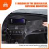 For BMW 6 Series E63 E64 2004-2009 Soft Carbon Fibre Car Center Console Air Outlet Frame Panel Trim Sticker Accessories