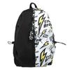 New Fashion Street Backpack for Men Junior High School College Students Schoolbag High School Students Personalized Graffiti Trendy Campus Backpack