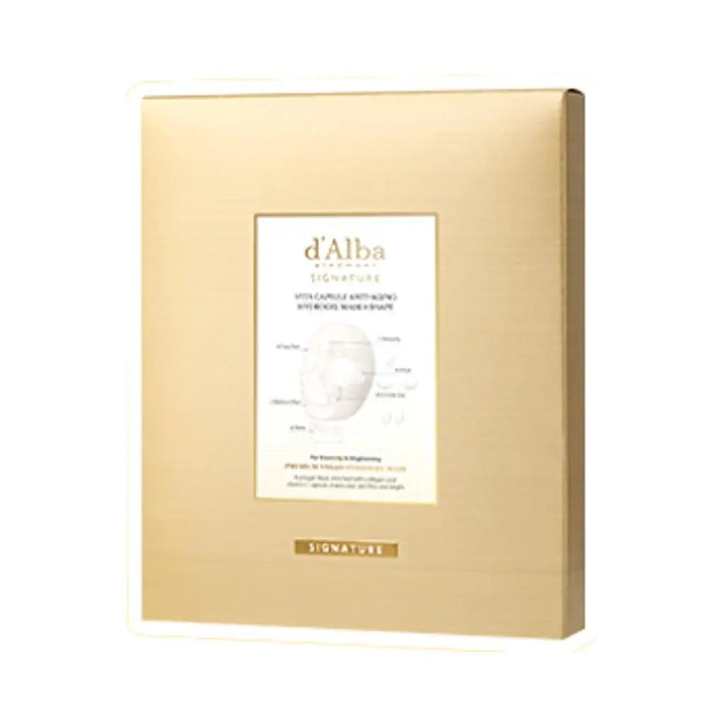 d’Alba Vita Hydrogel Mask with 4th Generation Fermented Collagen (4 Sheets)