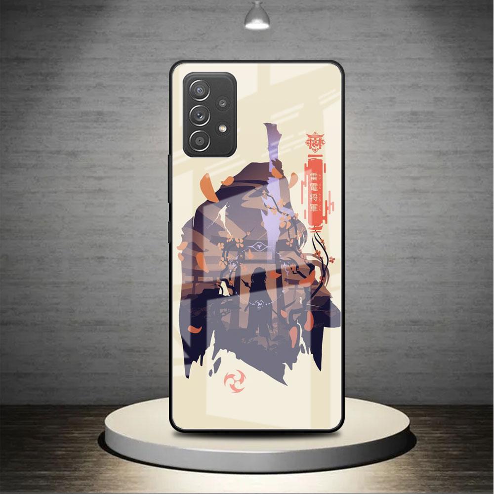 

Аниме Genshin Impact Милый стеклянный чехол для Samsung Galaxy A52 A71 A50 A51 A70 A21s A31 A72 A10 A12 A30 A22 5G Чехол для телефона Samsung A30