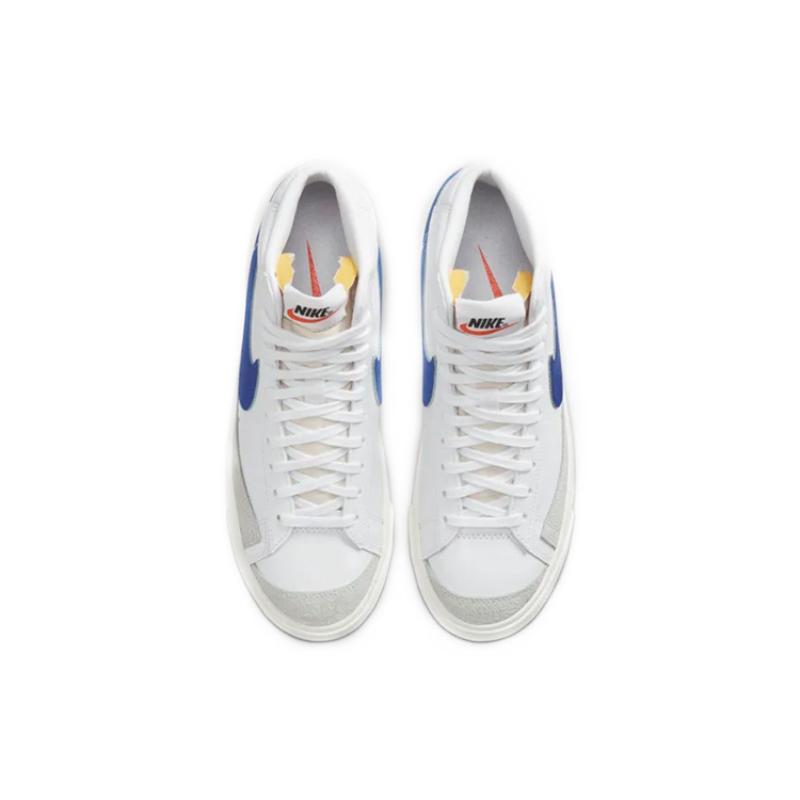 Nike Blazer Mid 77 White Racer Blue Women's Sneakers Skateboard Shoes CZ1055-103