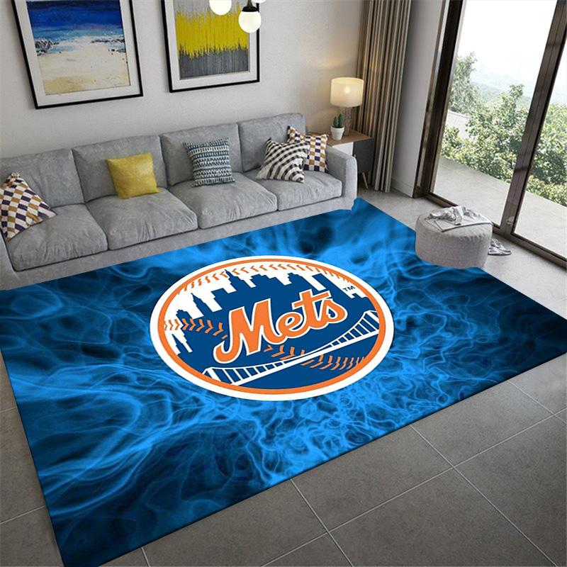 New York Mets Carpet Rug for Living Room Bedroom Home Sofa Decoration,Kids Play Non-slip Floor Mat