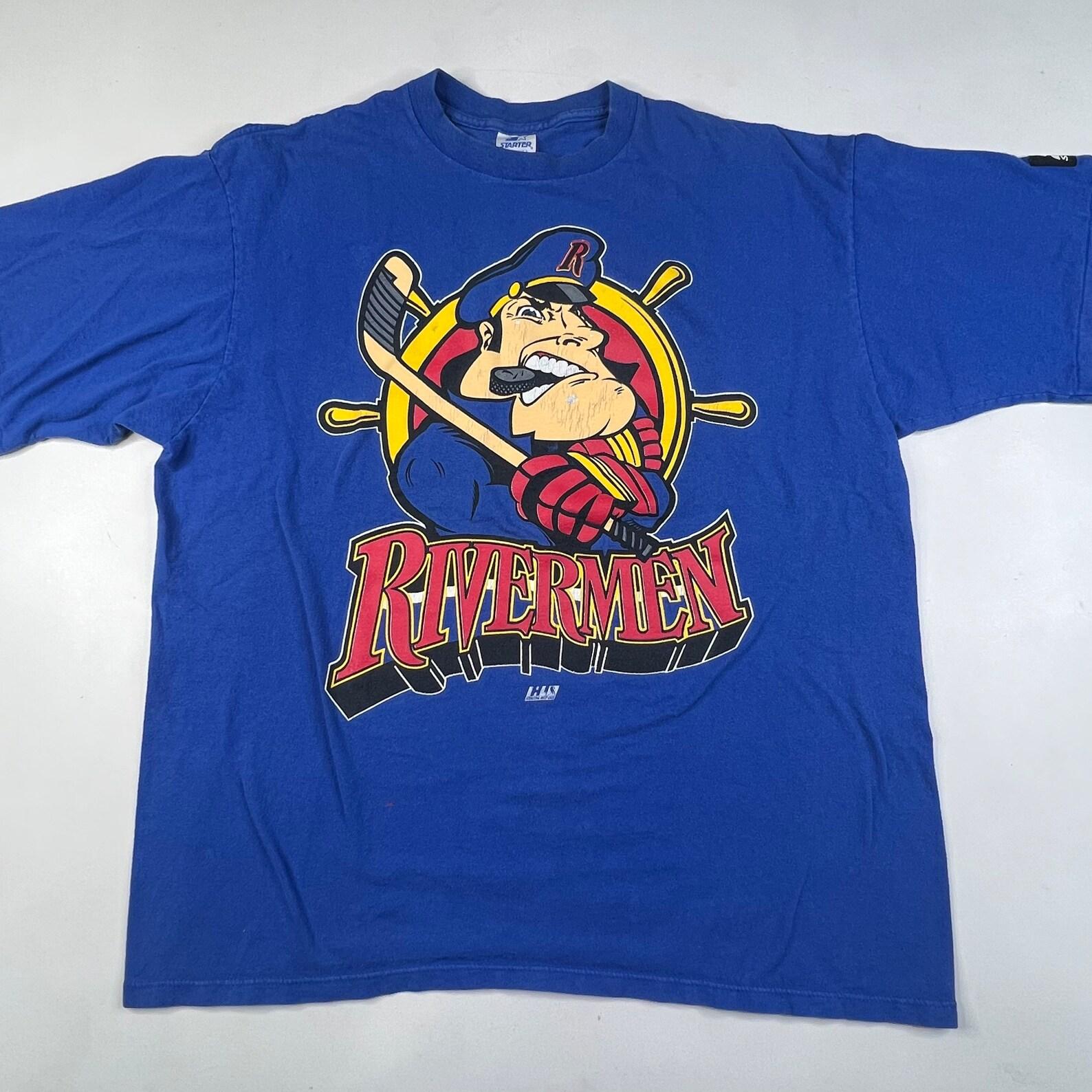 90’s Peoria Rivermen T shirt Sz XL (X819) L