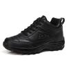 Women's Non-slip Waterproof Walking Shoes - Soft Sole, Leather Surface, Ideal for Spring & Autumn, Perfect for Middle-aged & Elderly.