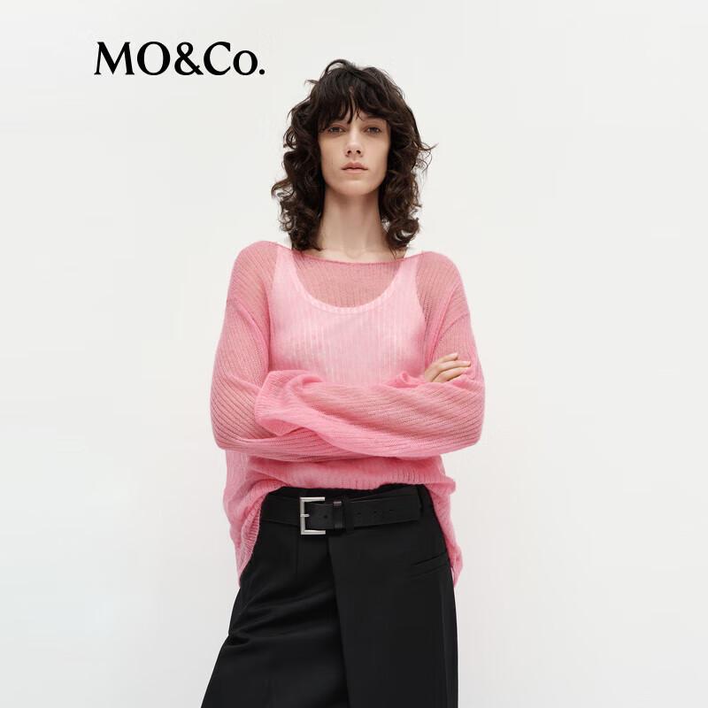 MO&Co. Mohair Blend Knit Two-Piece Set