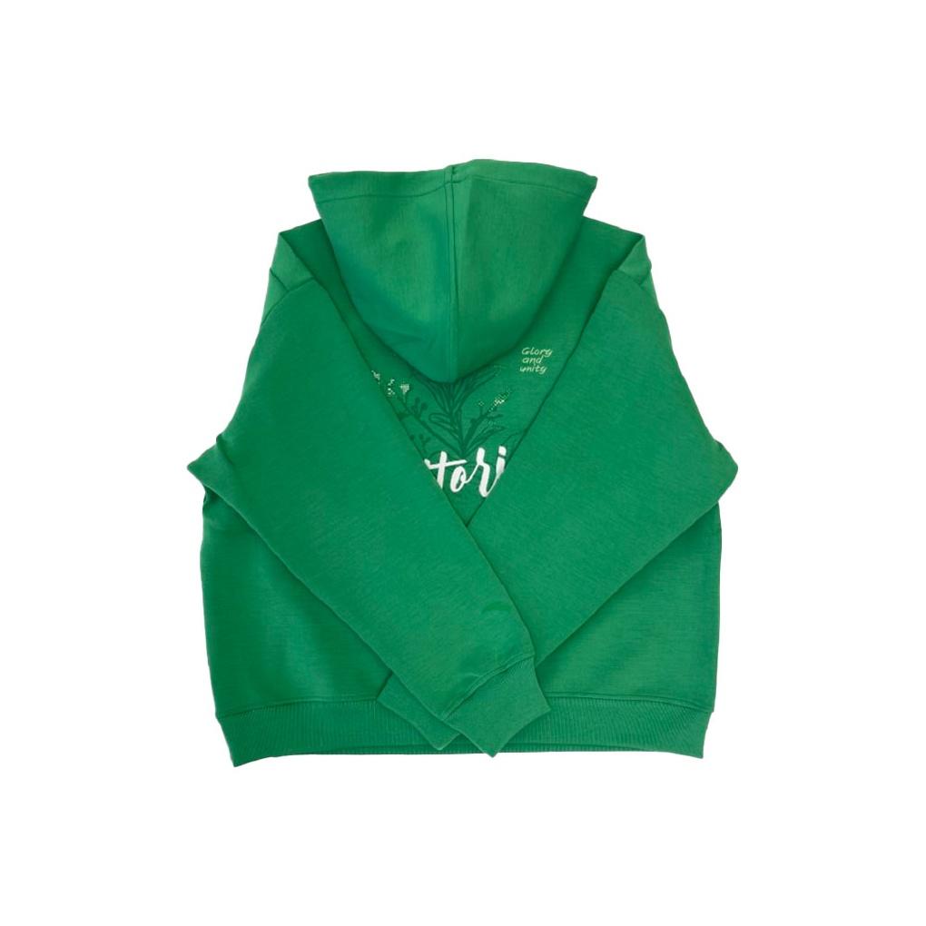 Anta Comfortable Fashion Loose Hoodie With Printed Letters Women Sweatshirt 162548713-2