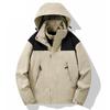 Autumn Hooded Outwear Windproof Coats Man Women Loose Zipper Drawstring Casual Coats Trendy Mountaineering Clothes