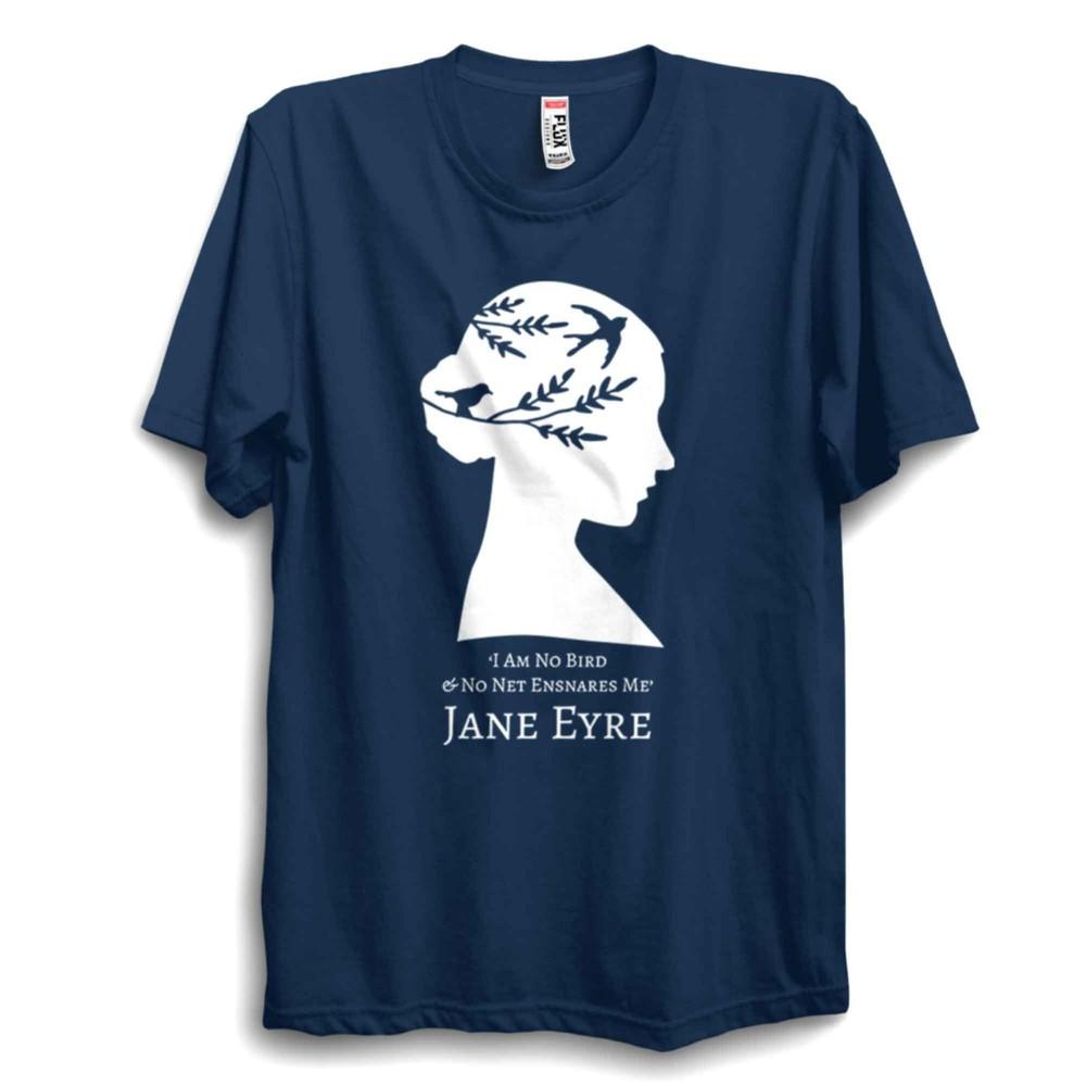 Jane Eyre Quote T Shirt I Am No Bird Book Lover Gift