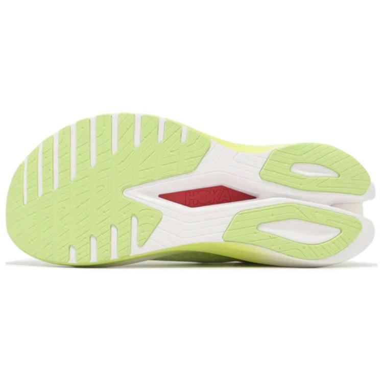 HOKA Mach X Lettuce White Men Sneakers Green 1141450-LCW