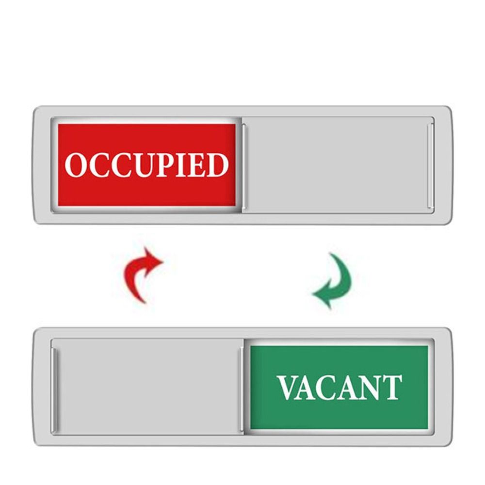 Waterproof Reminder Signs Self Adhesive Door Slider Signs Durable Office Door Sign  Office Room