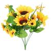 Artificial Flowers Sunflower Sunflower Bouquet for a 30 Cm Vase Composition
