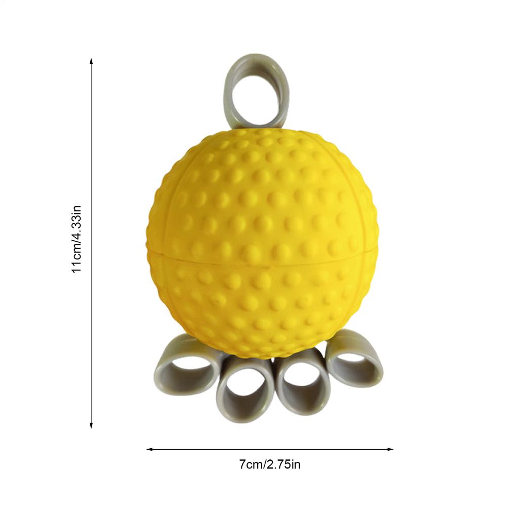 Finger Grip Ball Massage Rehabilitation Training Elderly Exercise Ball Hand Finger Strength Grip Device Hemiplegia