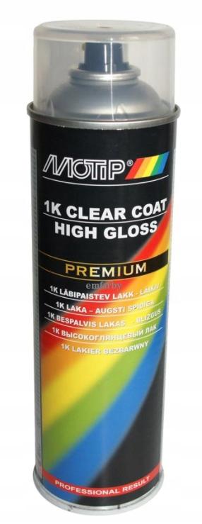 Clear Coat 1K Clear Coat 500Ml Premium Klar Motip