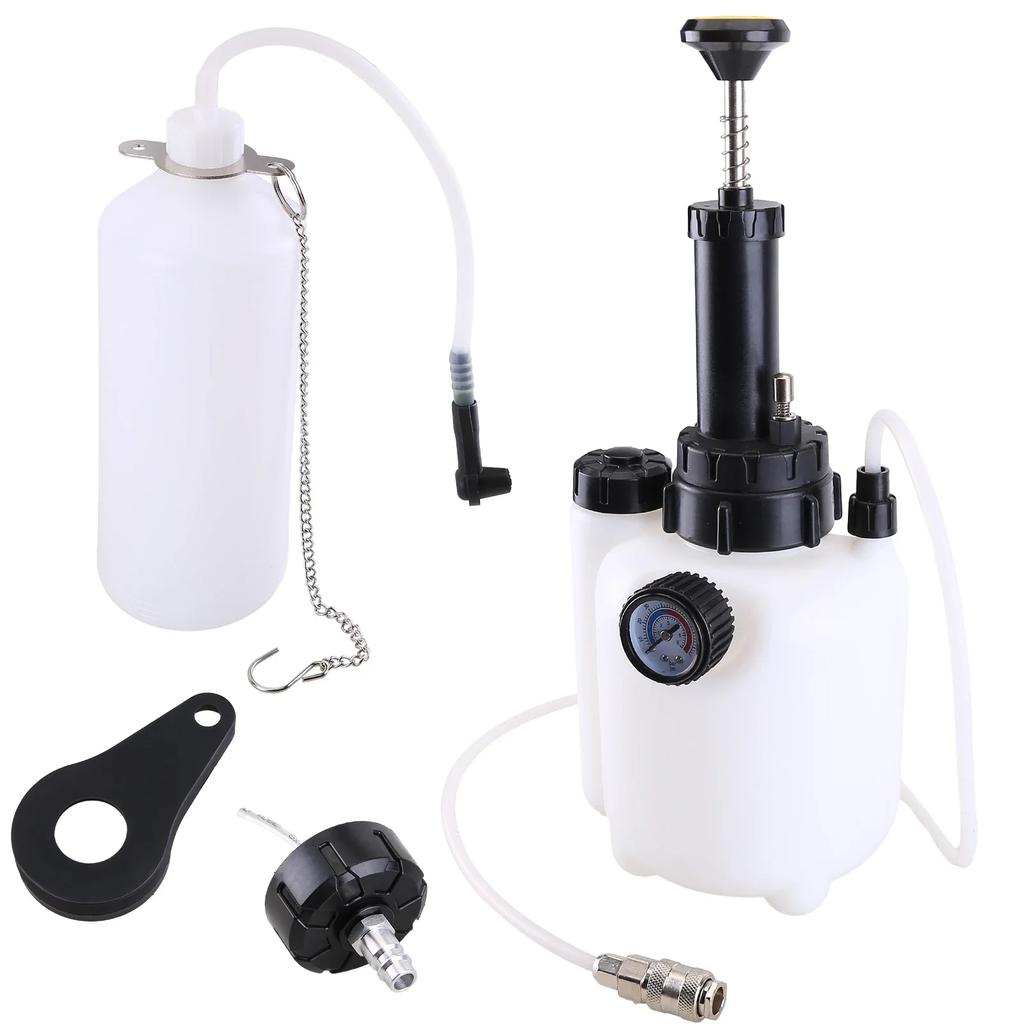 Manual Car Brake Fluid Replacement Bottle Clutch Oil Pump Brake Fluid Pressure Relief 3L Tools Plastic