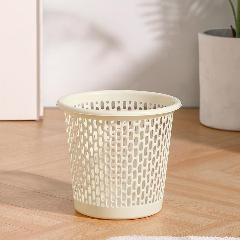 BAIWEN Hollow Plastic Trash Can