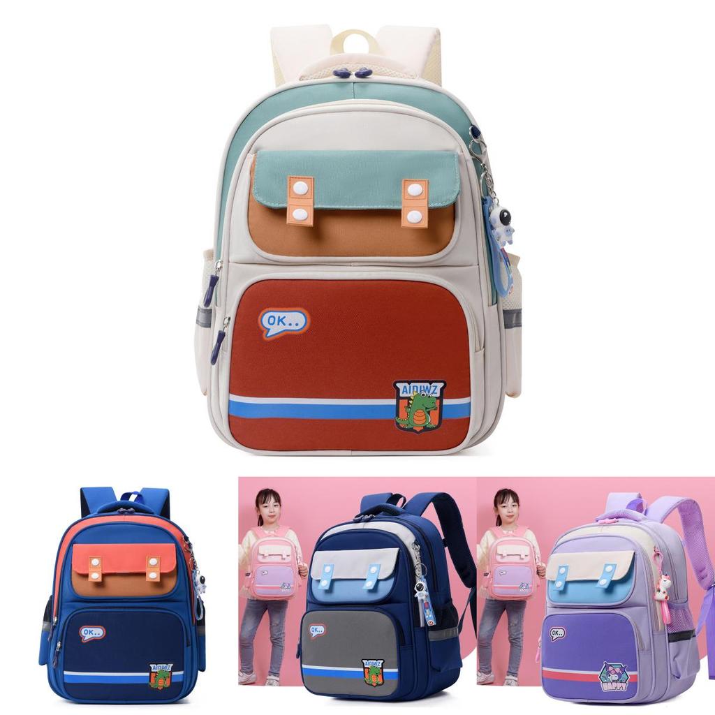 Cute And Spinal Protective Lightweight School Bag For Kids In Grades 1-2