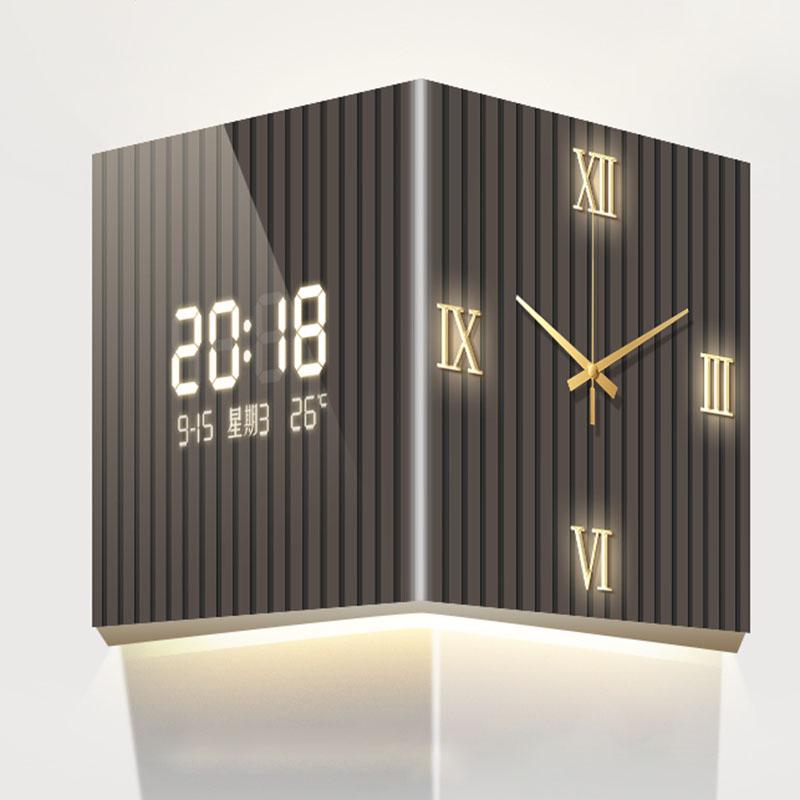 Modern Wall Clock Decorative Led Digital Clock Large Temperature Clocks Office Interior Calendar Clocks Aesthetic Room Decor