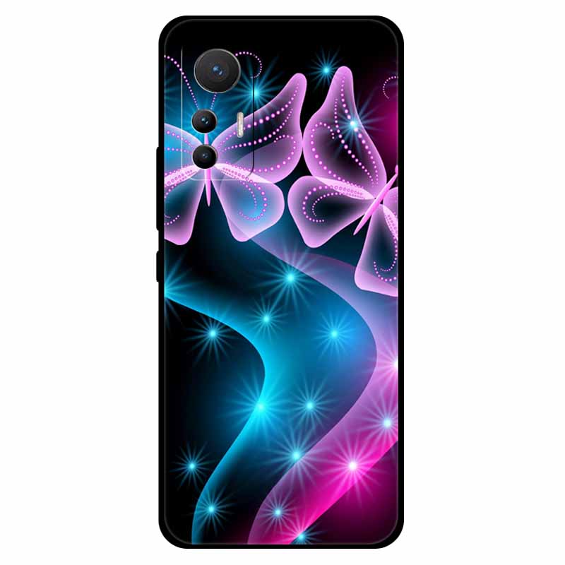 For Xiaomi 12 Lite Case Soft Silicone TPU Space Protective Back Cover For Xiaomi Mi 12 Lite Cases 12lite Printed Marble Shells