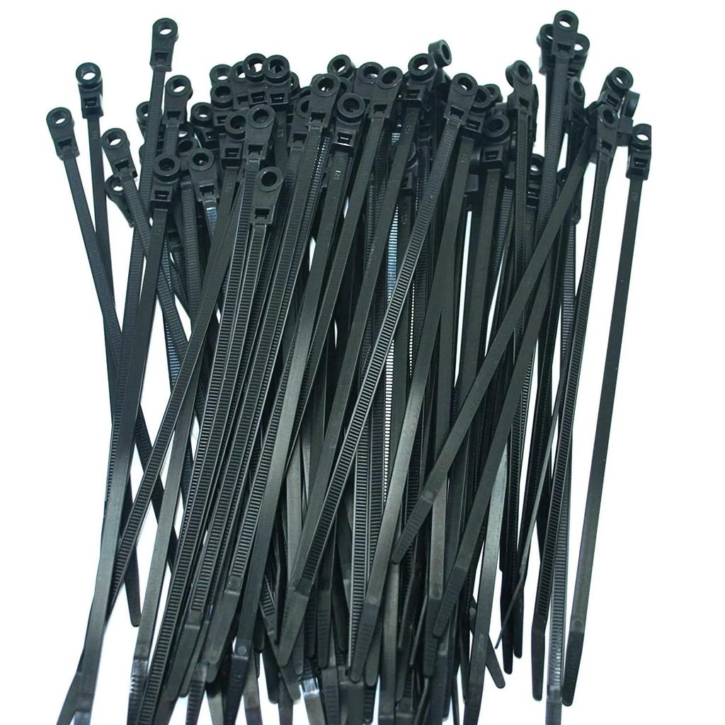 Heavy-Duty Self-Locking Nylon Cable Ties High Strength Wear Resistant for Home Industrial Cable Management and Outdoor Use