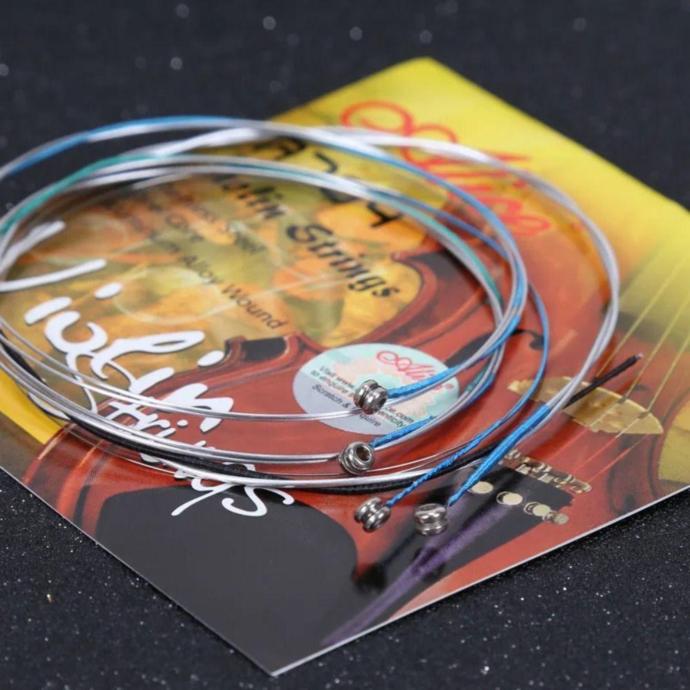 1 Set Steel-core Zinc Zinc Alloy A704 Violin Strings 4/4 3/4 1/2 1/4 1/8 Violin Strings Alice Strings  Concert