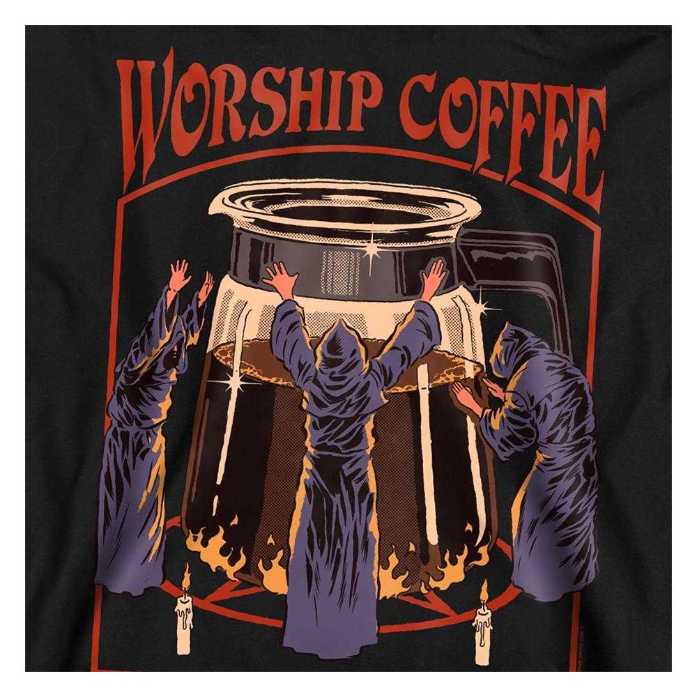 Steven Rhodes Unisex Adult Worship Coffee Sweatshirt