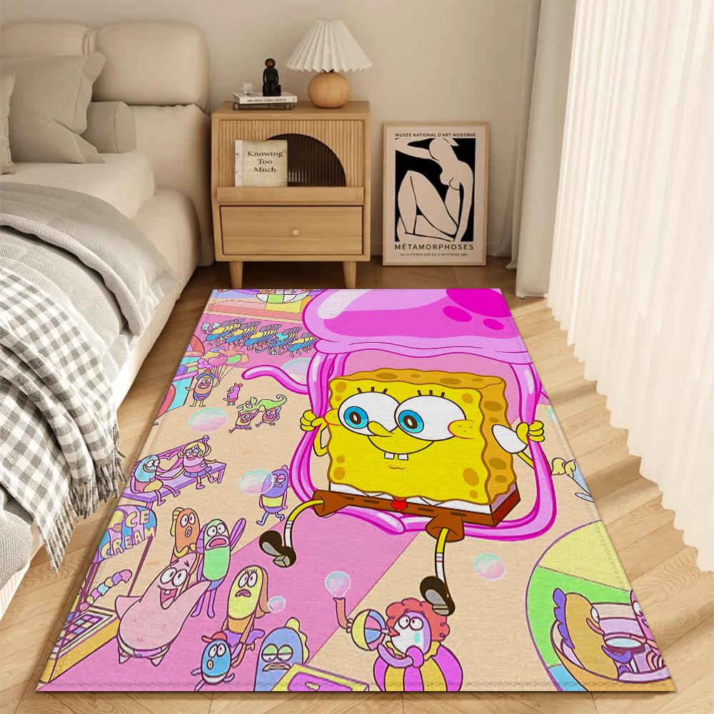 Decoration Rug Mat Bedroom Carpet Room Carpet S-spongebob Bath Mats Carpets Doormat Entrance Door Rugs Choice Home Foot Kitchen