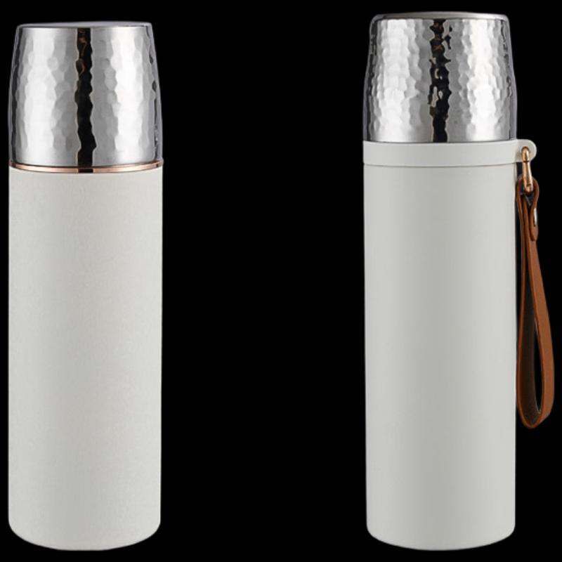 ZhiYue Hammered Titanium Insulated Tea Mug